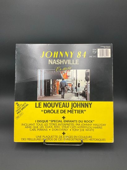 Johnny Hallyday, double album 33T Johnny...