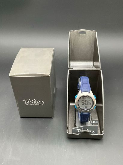 TEKDAY, montre quartz digital, bracelet et...