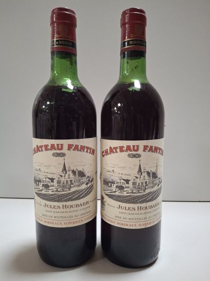 2 Château Fantin 1976 Heritiérs Jules Houbaer...