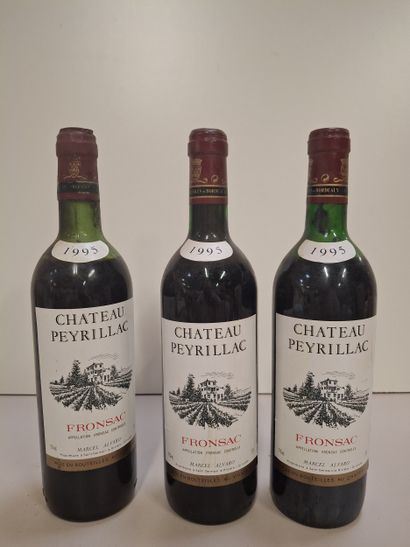 3 Fronsac 1995 Château Périllac Récoltant...