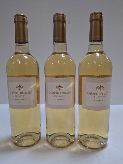 3 Sauternes 2022, Château Pebayle du Hayot...