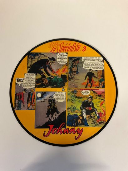 Johnny Hallyday, 4 pictures disc album 33...