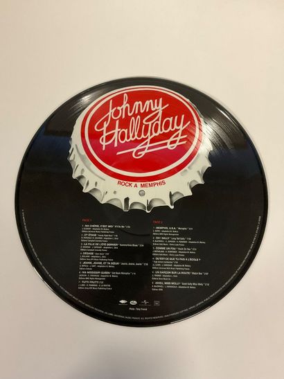 Johnny Hallyday, 4 pictures disc album 33...