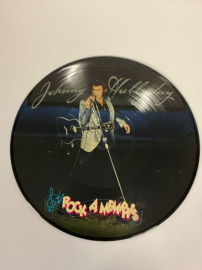 Johnny Hallyday, 4 pictures disc album 33...