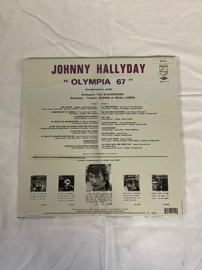 Johnny Hallyday, album 33 T, OLYMPIA 67 enregistrement...