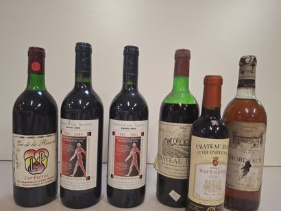 6 Bouteilles divers comme sur la photo