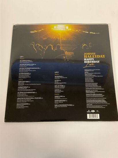 Johnny Hallyday, double album 33T , Happy...