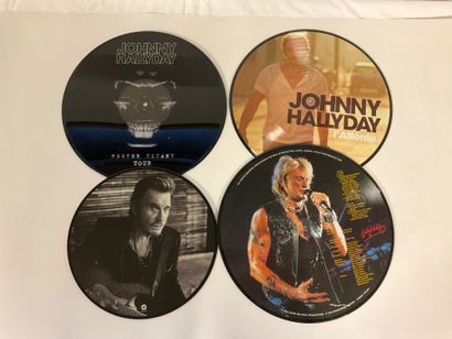 Johnny Hallyday, 4 pictures disc, albums...