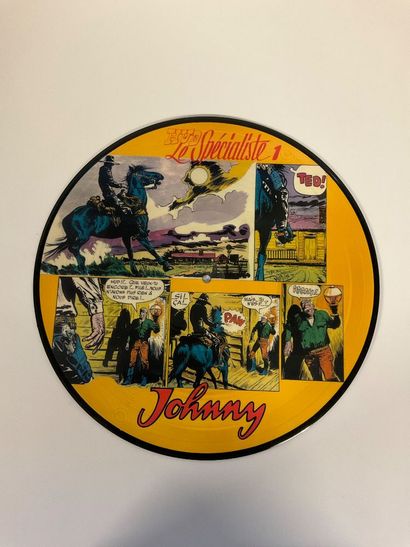 Johnny Hallyday, 4 pictures disc album 33...