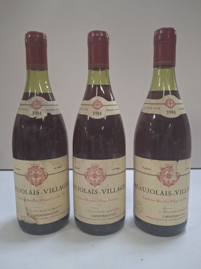 3 Beaujolais Villages 1984, L'Héritier- ...