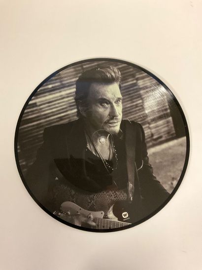 Johnny Hallyday, 4 pictures disc, albums...