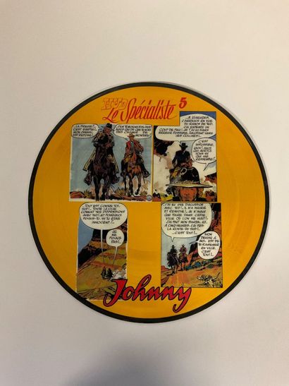 Johnny Hallyday, 4 pictures disc album 33...