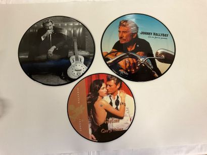 Johnny Hallyday, 3 pictures disc : 2 albums...