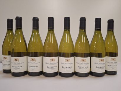 8 Bourgogne Blanc 2021 cépage Chardonnay...