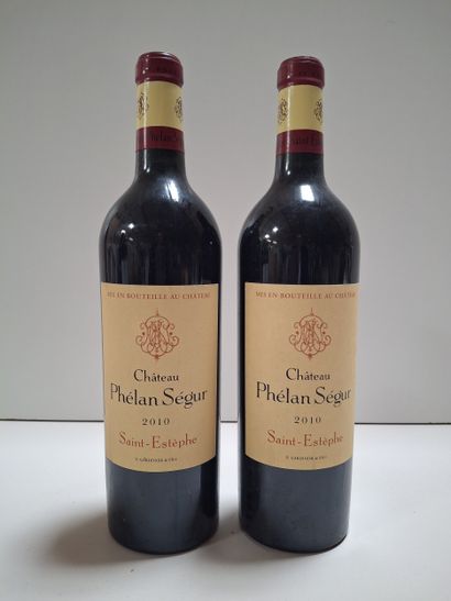 2 Saint Estèphe 2010 Château Phélan Ségur...