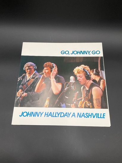 Johnny Hallyday, double album 33T Johnny...