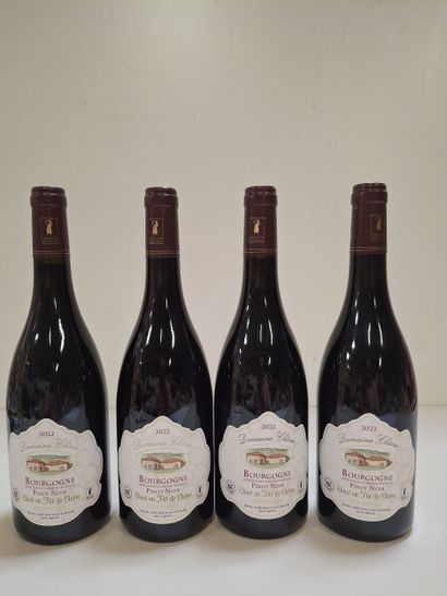 4 Bourgogne Pinot Noir 2022 Domaine Chêne...