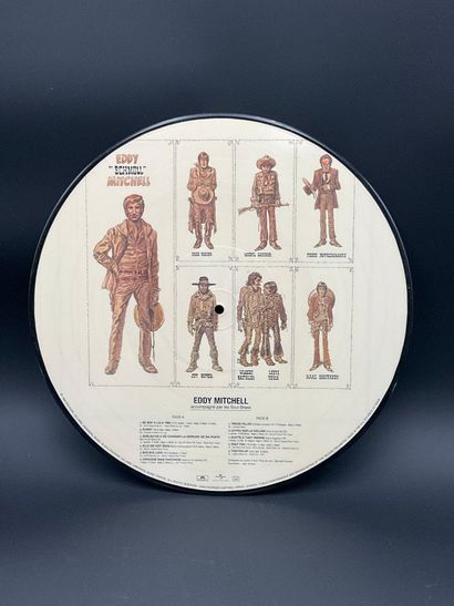 Eddy Mitchell, picture disc, album 33 T,...