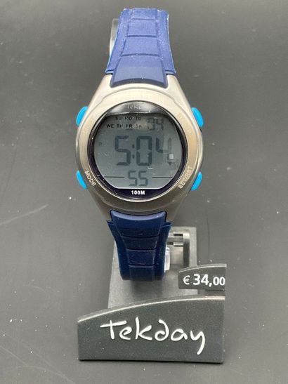 TEKDAY, montre quartz digital, bracelet et...