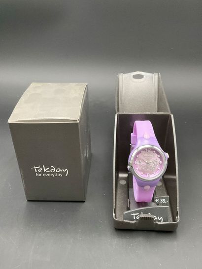 TEKDAY, montre quartz, bracelet et boitier...