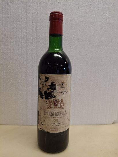 1 Pomerol Château-Taillefer 1986 Haute épaule...