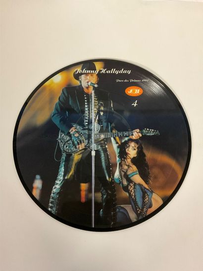 Johnny Hallyday, 4 pictures disc, albums...
