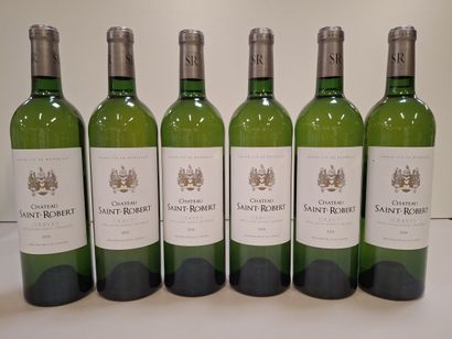 6 Graves Blanc 2018 Château Saint-Robert...