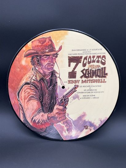 Eddy Mitchell, picture disc, album 33 T,...
