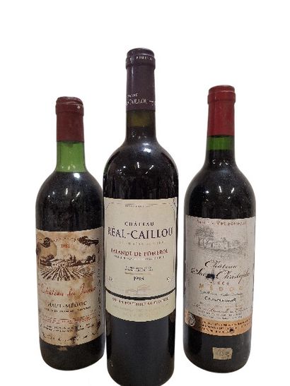 Lot 3 bouteilles: 
1 Lalande de Pomerol 1995...
