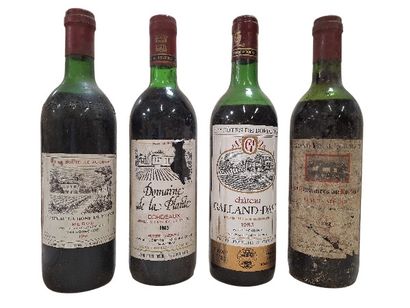 Set of 4 bottles: 
1 Château La Rose de France...