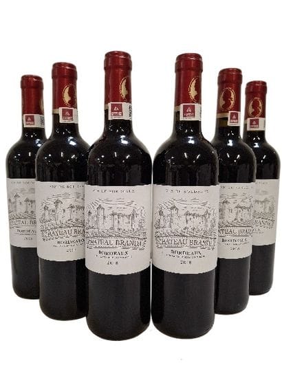 6 Bouteilles Château Branda 2018 Grand Vin...