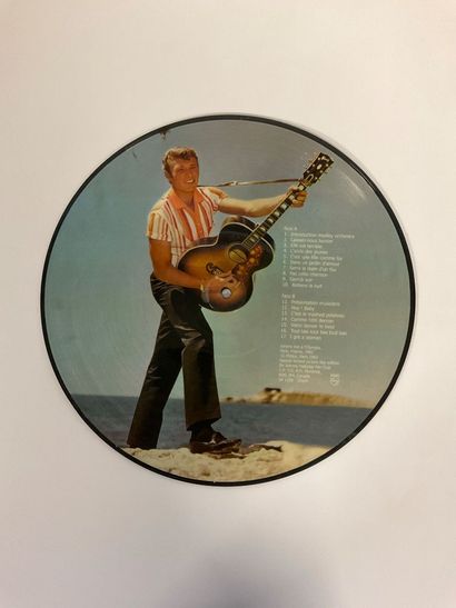 Johnny Hallyday, 4 pictures disc album 33...