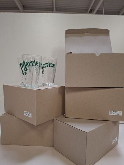 30 Verres à Perrier état parfait
