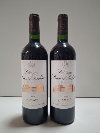 2 Margaux 2010 Château Prieuré-Lichine Grand...