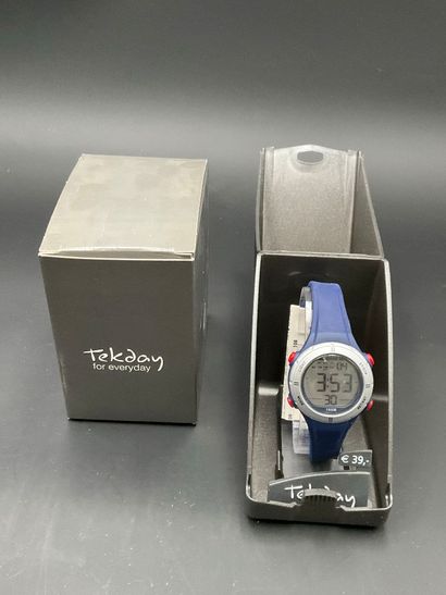TEKDAY, montre quartz digital, bracelet et...