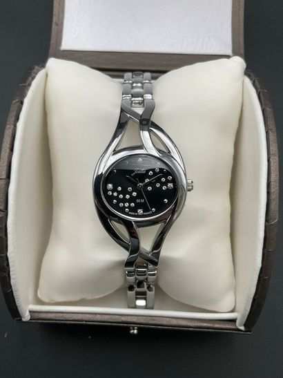 JOALIA, montre femme, bracelet acier, cadran...