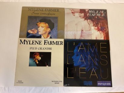 Mylène Farmer, 4 Maxy 45T dont 1 pictures...