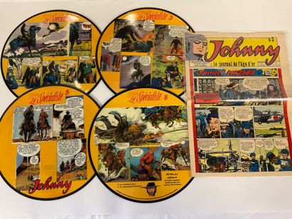 Johnny Hallyday, 4 pictures disc album 33...