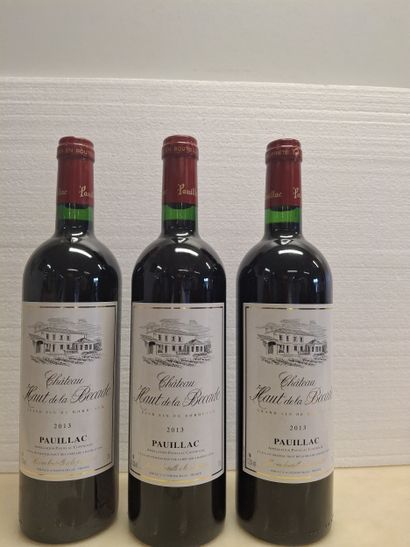 3 Pauillac Château Haut de la Bécade 2013...