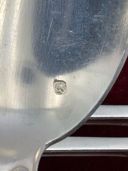 Argent, belle ménagère 36 pièces en argent...