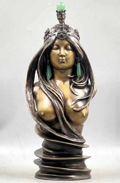 After MUCHA Alfons (1860/1939). NATURE. Large...