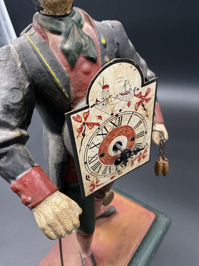Colporteur d’horloge, vers 1900, environ...