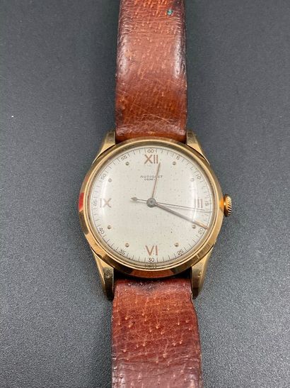 AUDIGUET - Montre homme en or 750 millièmes...