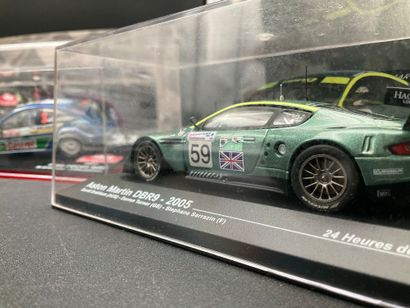 10 Voitures miniatures «rallye ». (9 voitures,...
