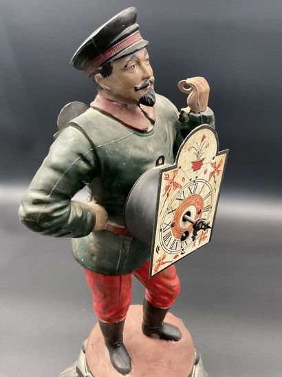 Colporteur d’horloge, vers 1900, environ...