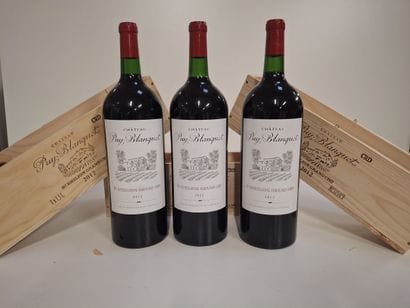3 Magnums 150cl Saint Emilion Grand Cru Château...