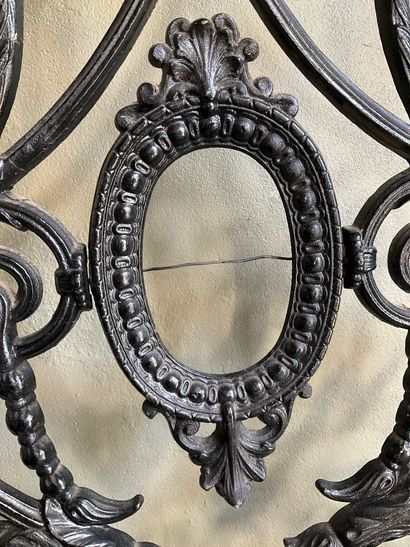 Large art nouveau steel coat rack. 
Umbrella...