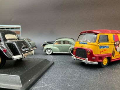 7 véhicules miniatures «françaises rétro»:...