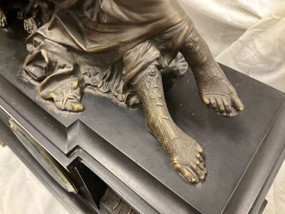 A RICHARD, Diane chasseresse, large marble...