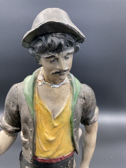 Artisan colporteur d’horloge, vers 1900,...